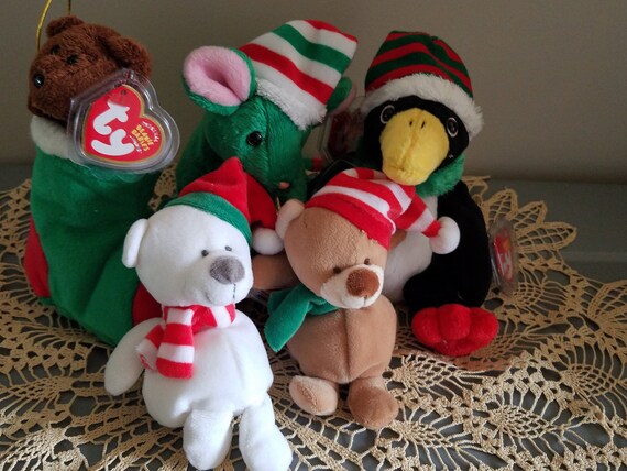 christmas beanie babies