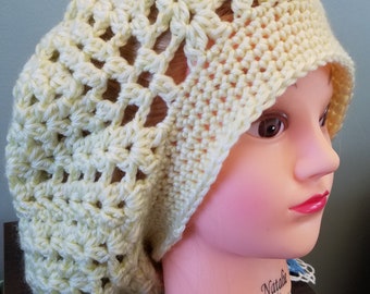 Ladies Beret, Beret, Hand Made Hat, Winter Hat, Slouch Hat, Stylish Hat, Teen Hat, Skull Hat, Accessories, Crocheted Hat