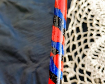 Polymer Clay Crochet Hook, Susan Bates H-8/5 mm, Ergonomic Inline Hook