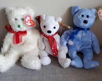 TY Beanie Baby 2000 Holiday Teddy Bear - Etsy