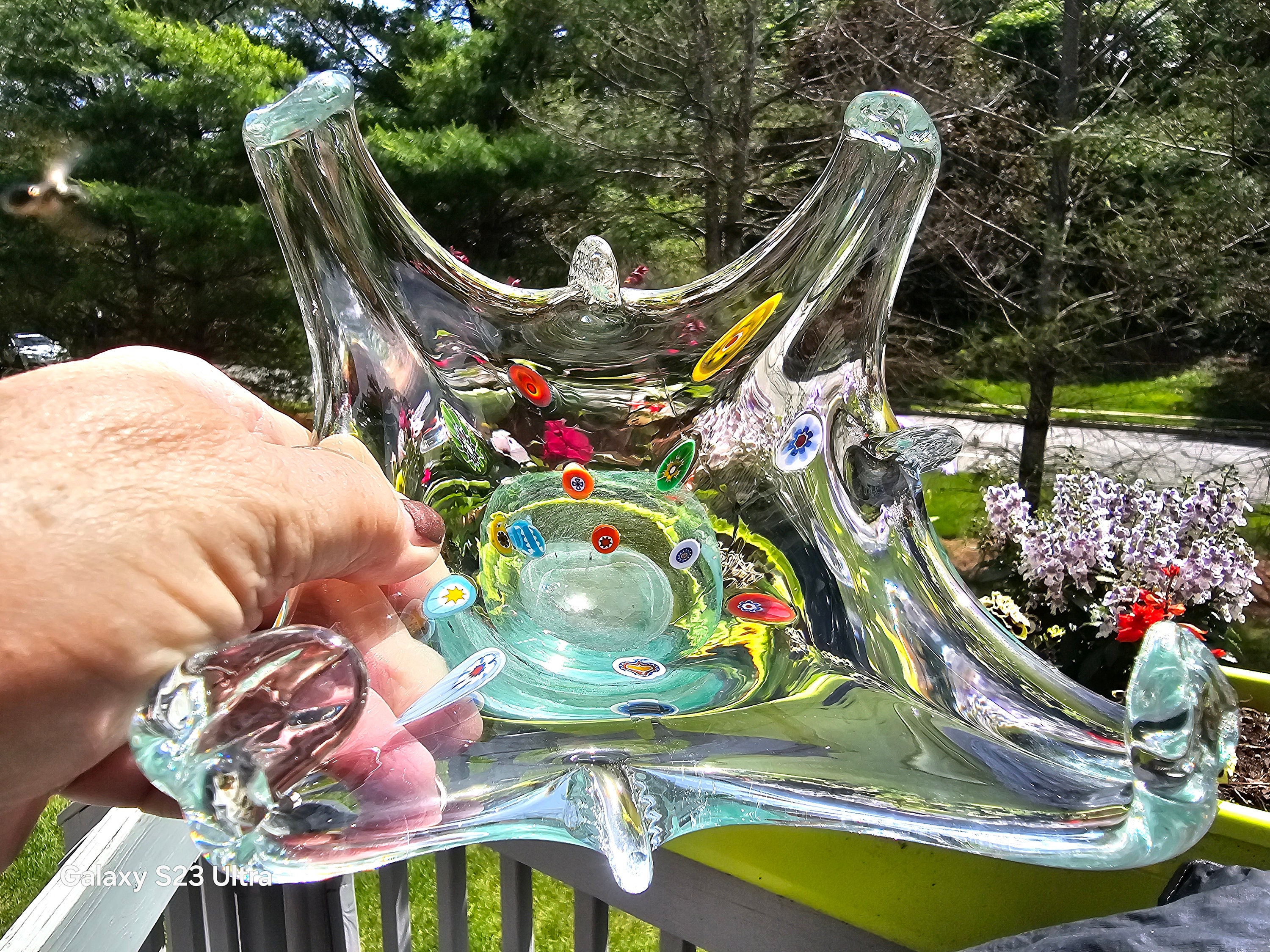 Murano Millefiori Glass Bowl - Etsy