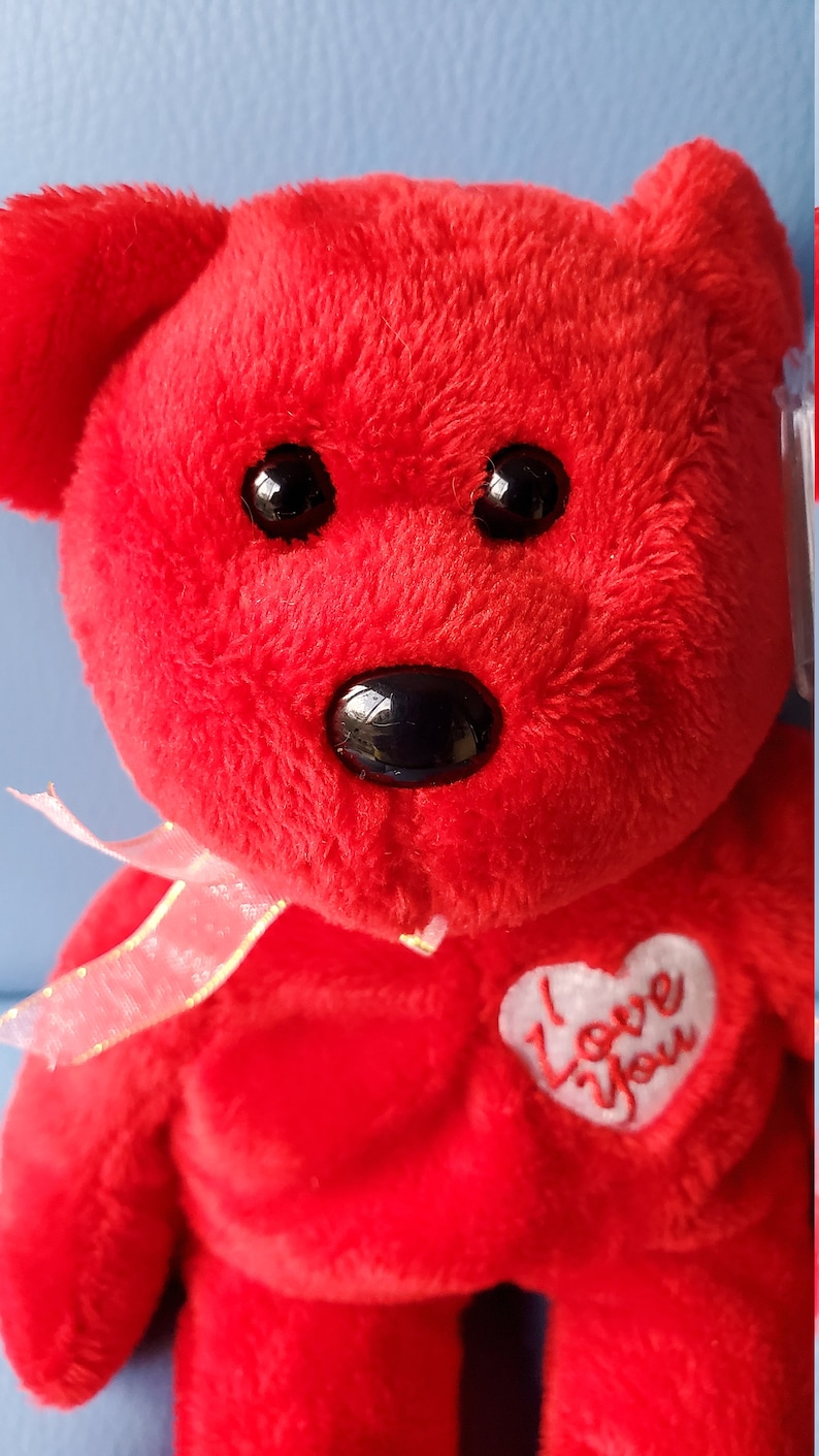 Ty Beanie Baby Secret I Love You Christmas Ty Etsy