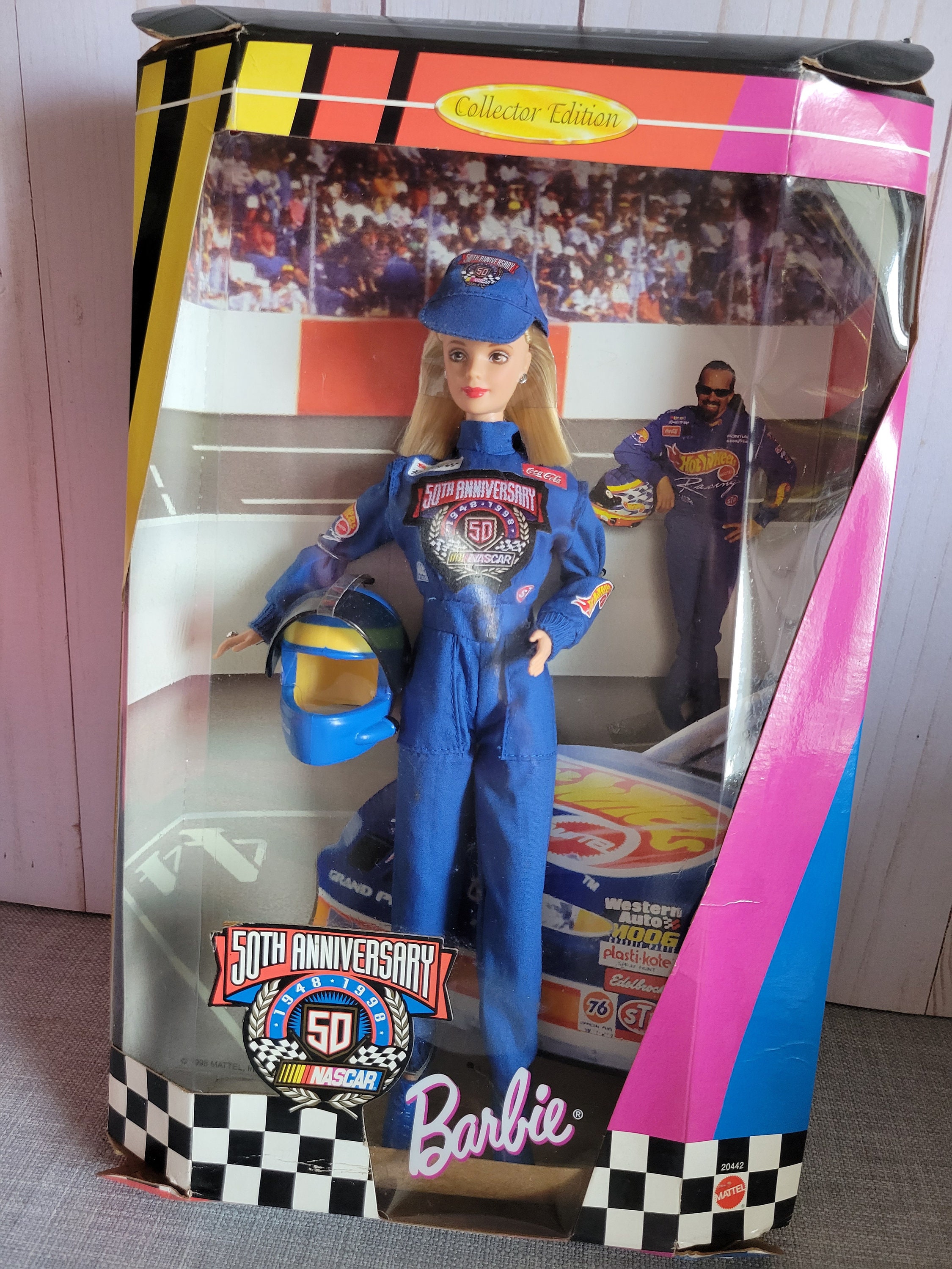 barbie doll nascar 50th anniversary