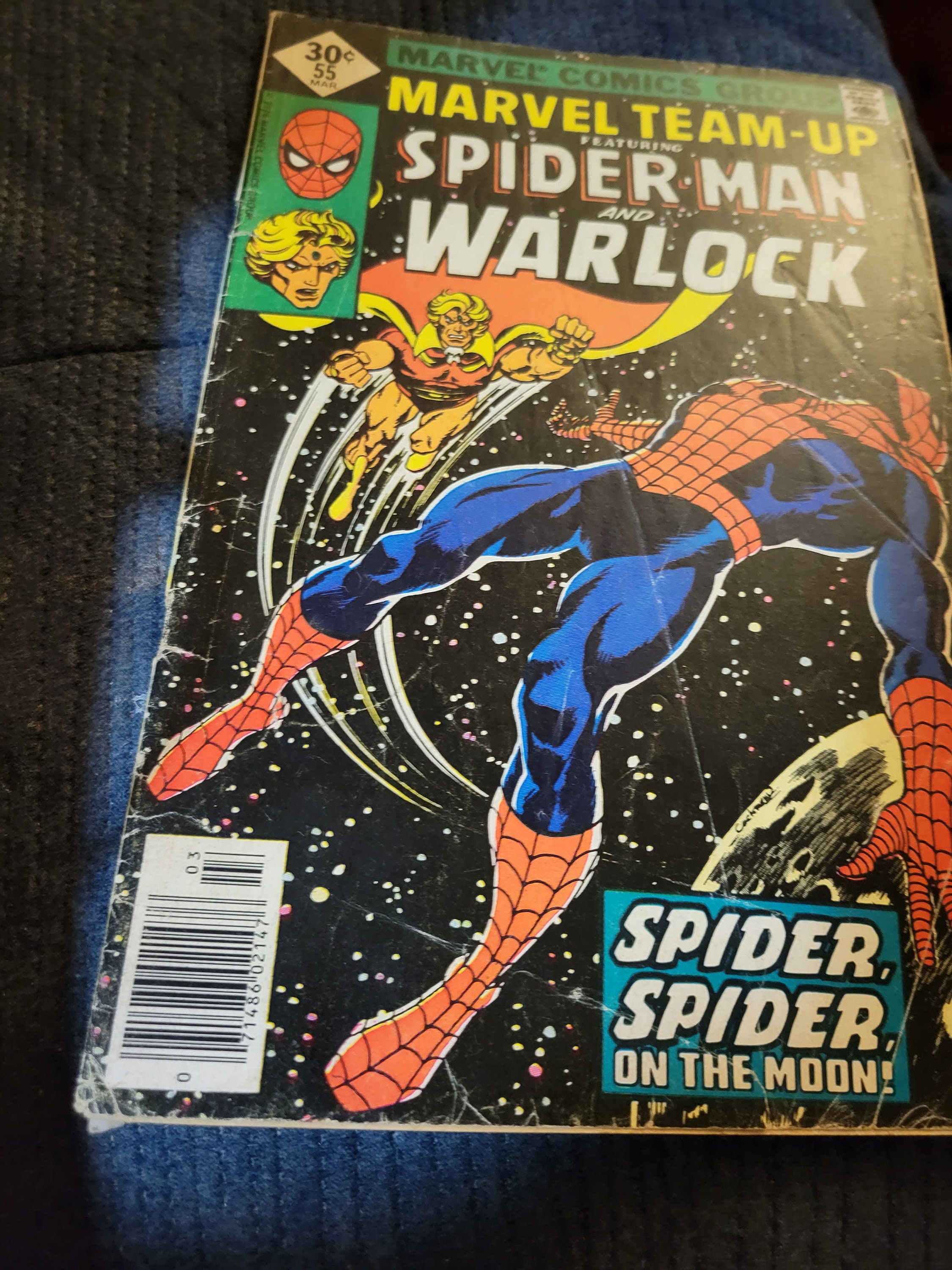 Marvel Team-up Featuring Spider-man and Warlock #55. Vintage Comic