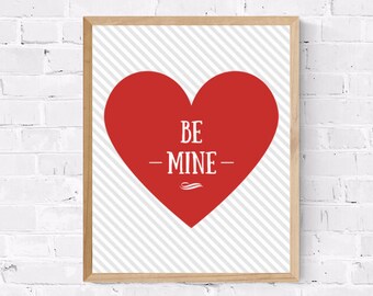 ハッピーバレンタインデープリント - Etsy 日本