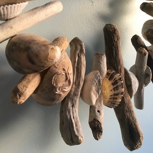 12 Driftwood and Seashell Wreath image 4