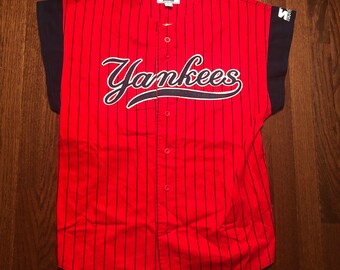 red white and blue yankees jersey