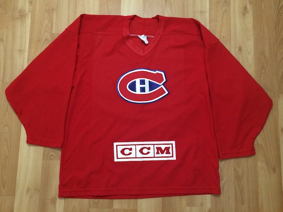 Large 90's Montreal Canadians hockey jersey CCM r… - image 1