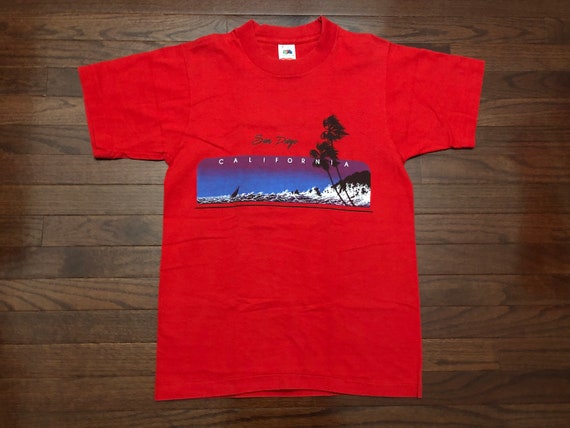 Medium 80's San Diego California men's T shirt re… - image 1