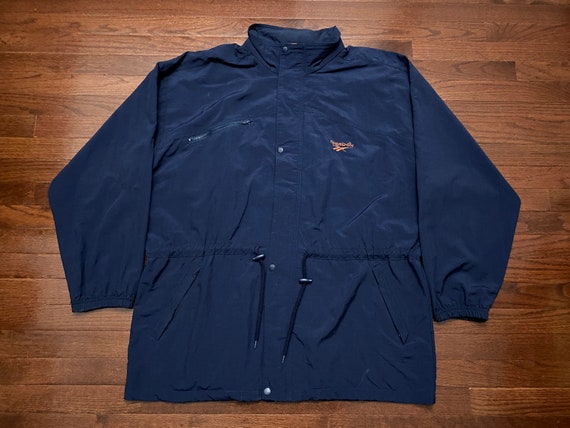 XL 90's Reebok parka raincoat track jacket men's … - image 1