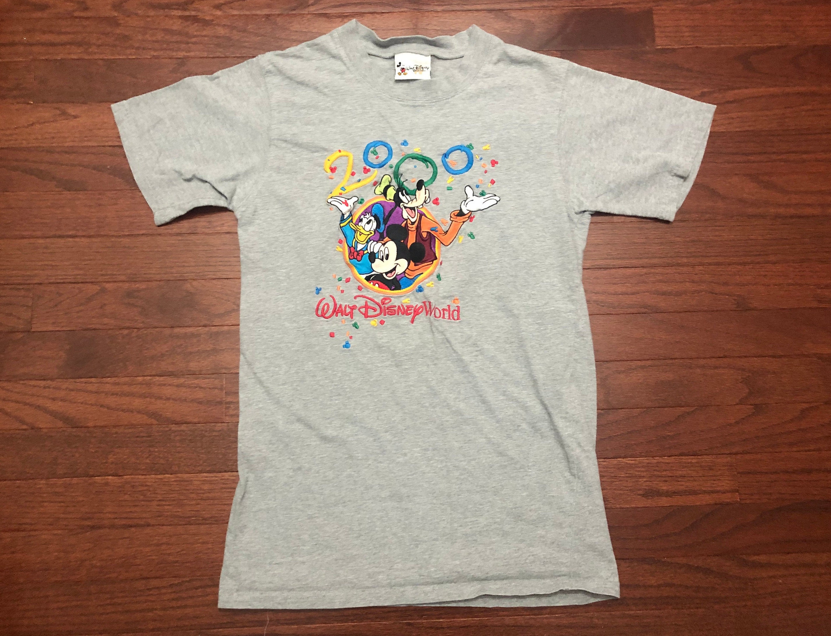 Small 2000 Walt Disney World men's vintage T shirt gray | Etsy