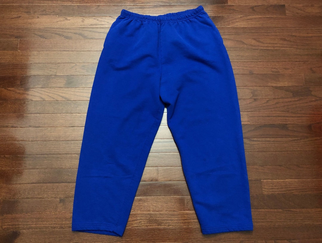 90s-00'S Jerzees Sweatpants, Men's Size Medium cotton black type Vintage Second Hand