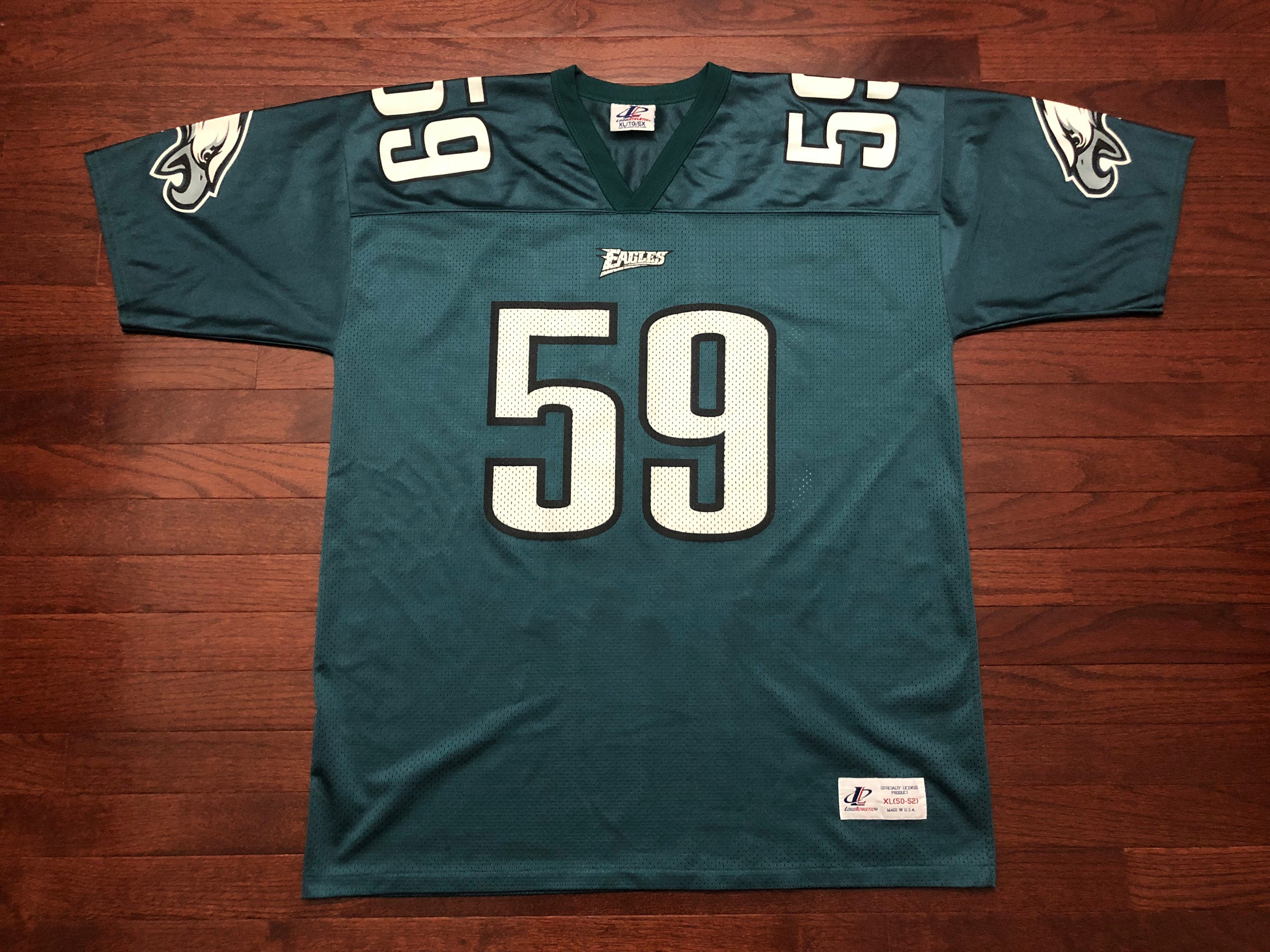 人気商品、90's、レアなプロプレイヤー、NFL、EAGLES、XLサイズ 90's Philadelphia Eagles Russell NFL Crewneck Sweatshirt