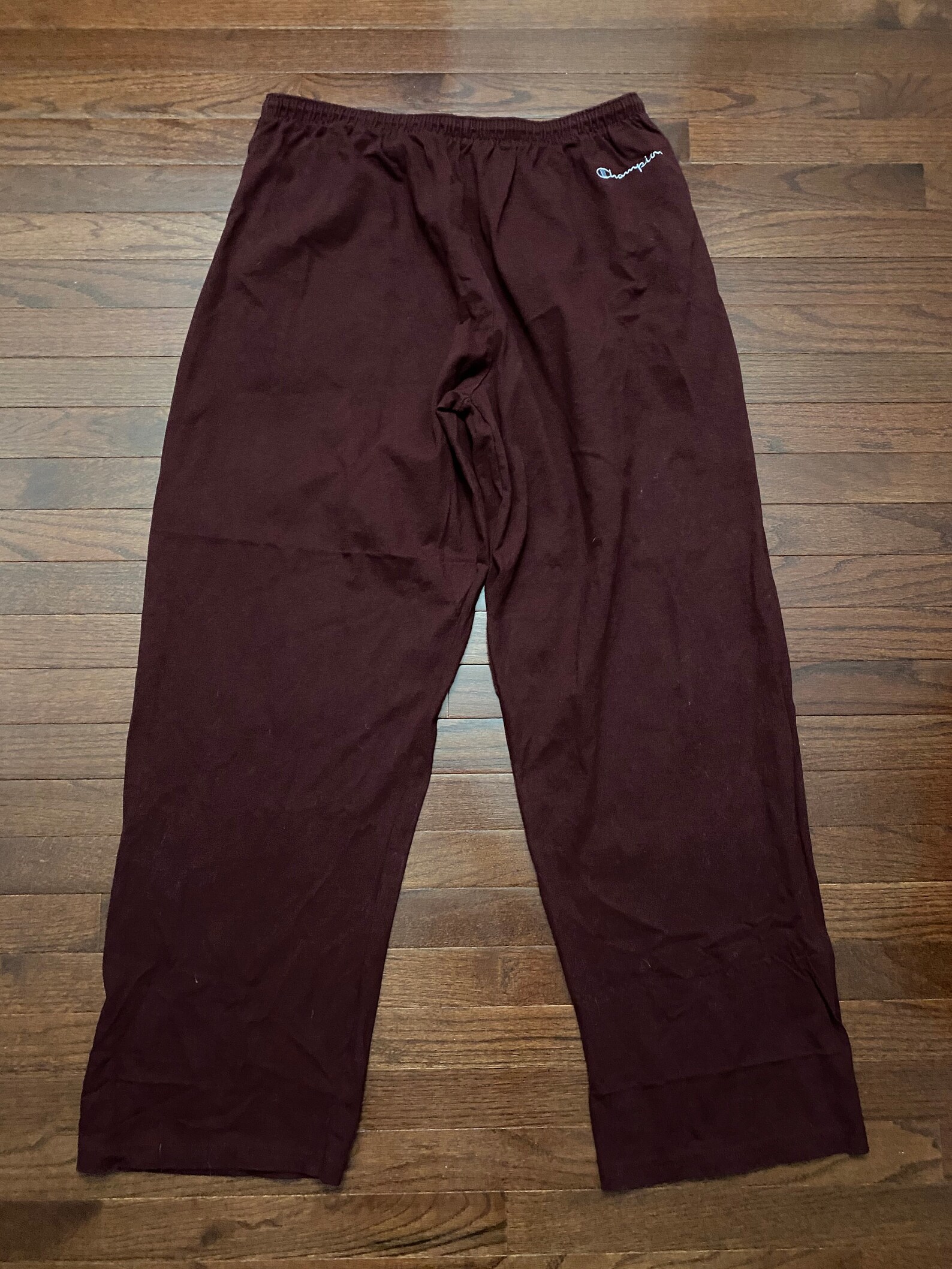 XXL 90's Champion sweatpants sweats pants burgundy gray Etsy