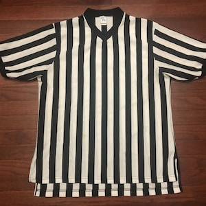 NFL Official Ref Referee Long Sleeve Shirt Jersey Blank back Small