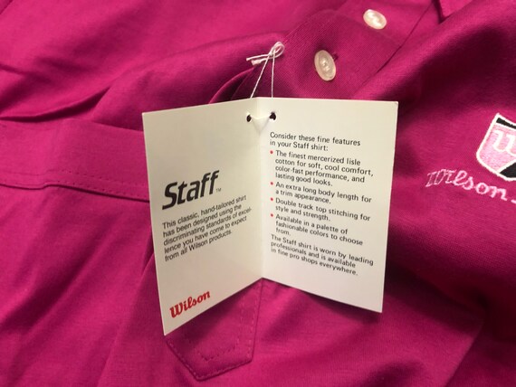 NEW Large Vintage Wilson Staff Polo 