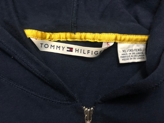 Women's XL 2000 Tommy Hilfiger S/s Zipper Hoodie Sweatshirt Ladies Dark  Blue Red White Vintage Streetwear Girl -  Canada