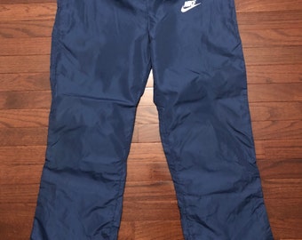 Blue Adult Large Details about   Vintage Zarelli Joggers Track Pants Nylon Elastic Waist 