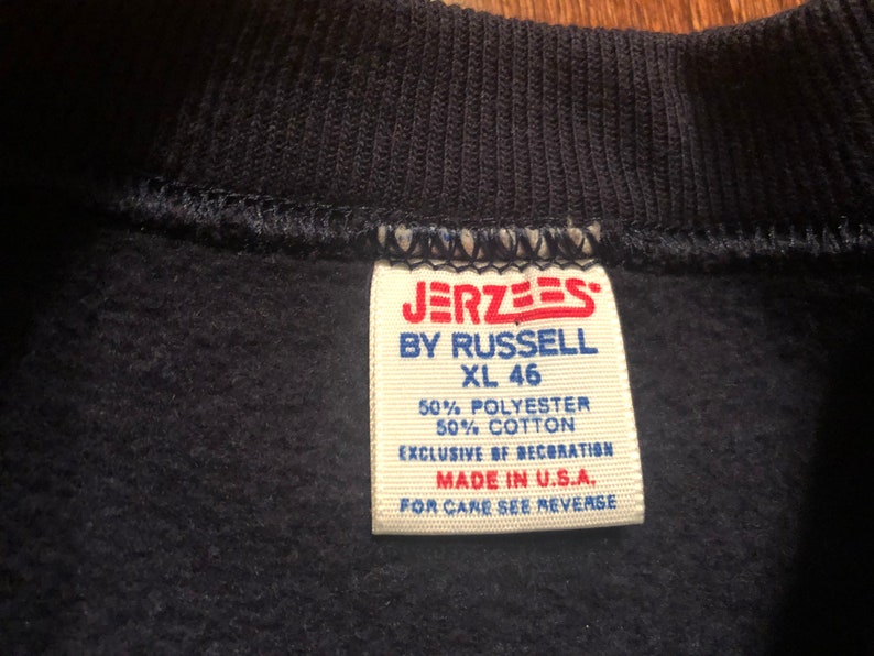 XL 1986 Penn State University Football men/'s sweatshirt vintage crewneck blue Nittany Lions National Champions blue 80/'s