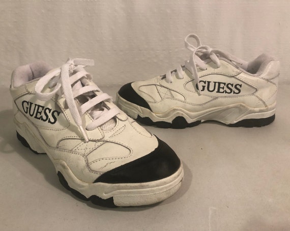 Banzai Tulipaner Magnetisk 90's Guess Jeans Sneakers Shoes Men's Size 5 White - Etsy Israel