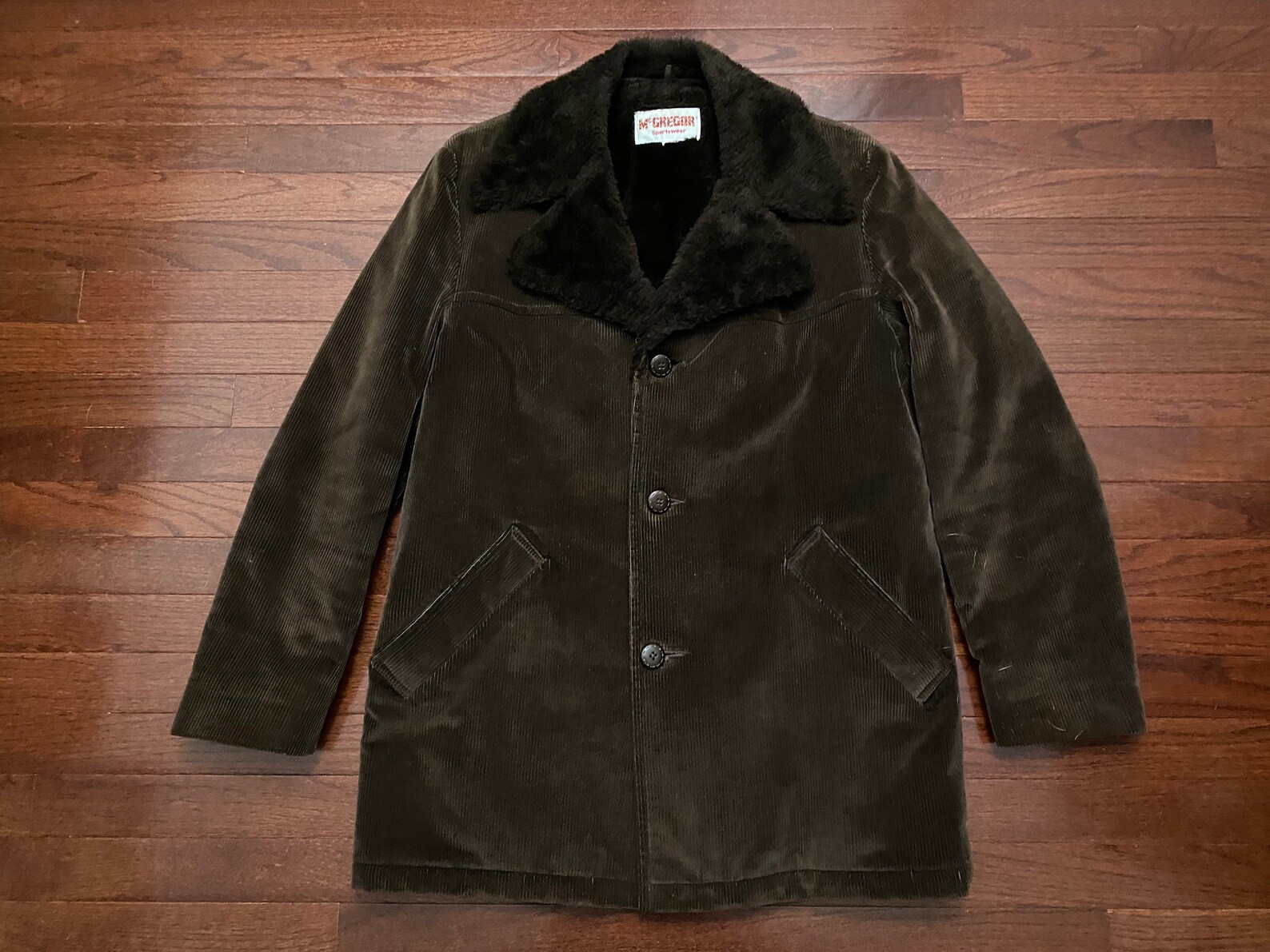 Size 40 vintage McGregor Sportswear men's corduroy coat Etsy