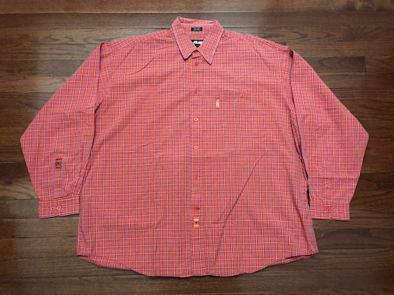 fubu dress shirts Fubu The Collection Dress Shirt Button-Front L/S XL 17-36/37 French Cuff Cotton
