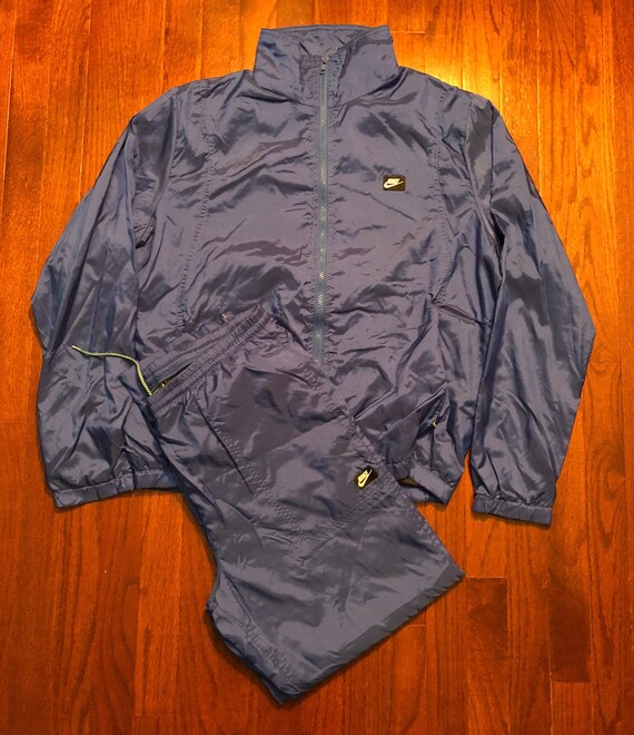 blue nike jogging suit mens