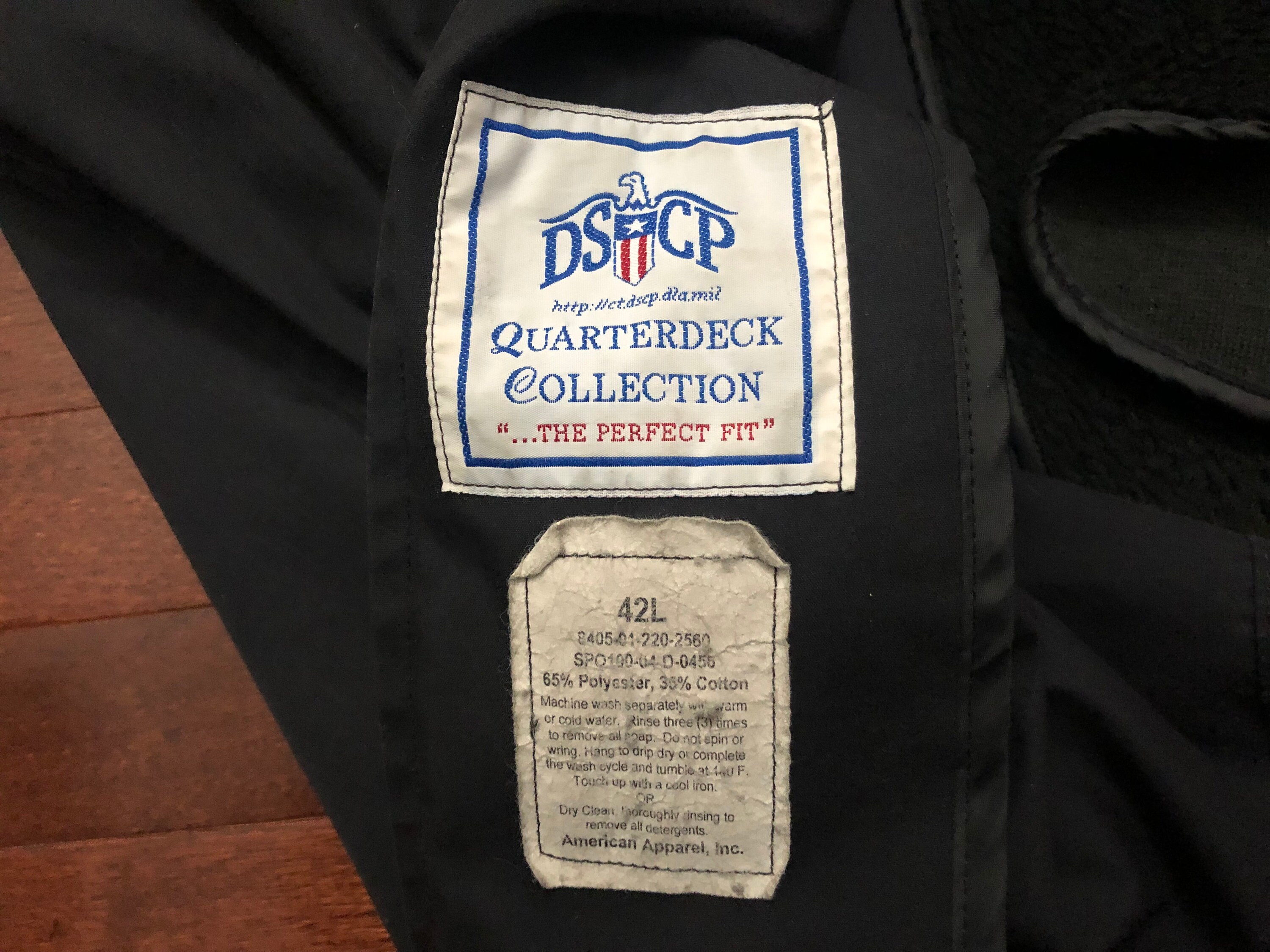 Gabardina DSCP talla 42L con forro Quarterdeck Collection hombre negro vintage American Apparel Inc. grande E Etsy Mexico