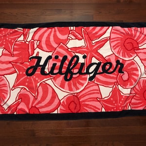 Tommy Hilfiger Beach Towel - Etsy