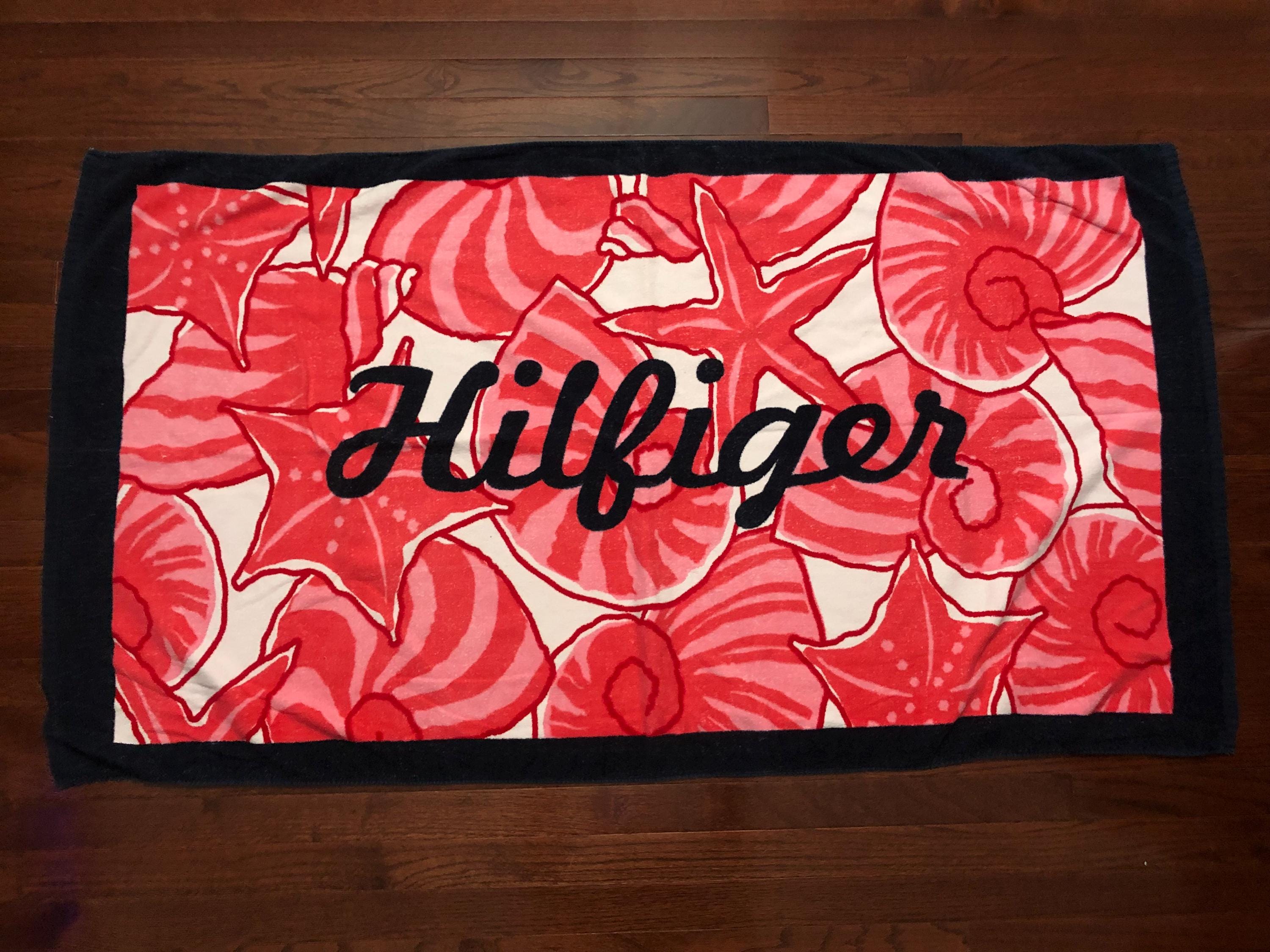 Tommy Hilfiger Beach Towel - Etsy