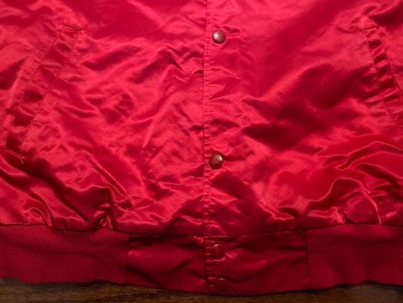 Large 80's Berkeley Bulldogs Band satin snap jack… - image 4