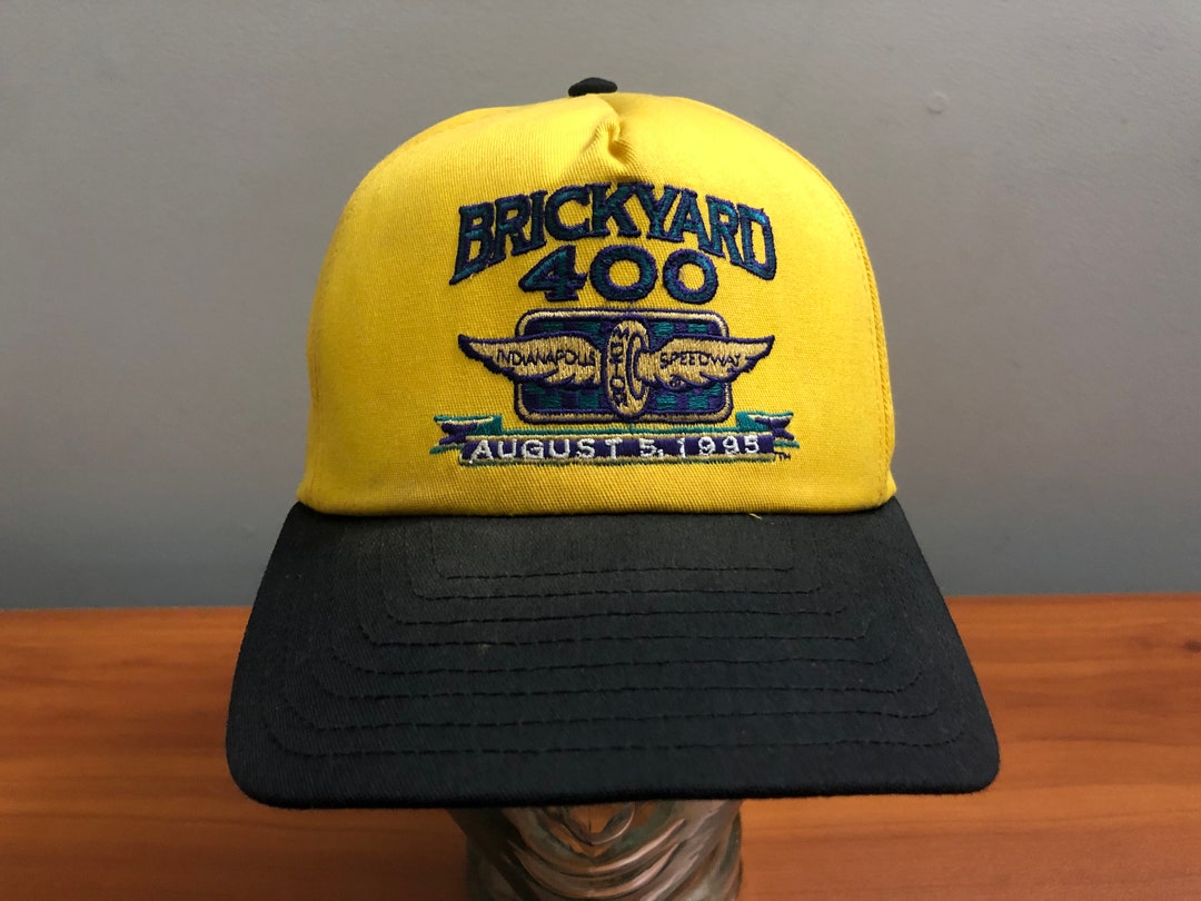 Casquette Headmaster Vintage 1996 Brickyard 400 - Snapback Bleu Foncé, Occasion