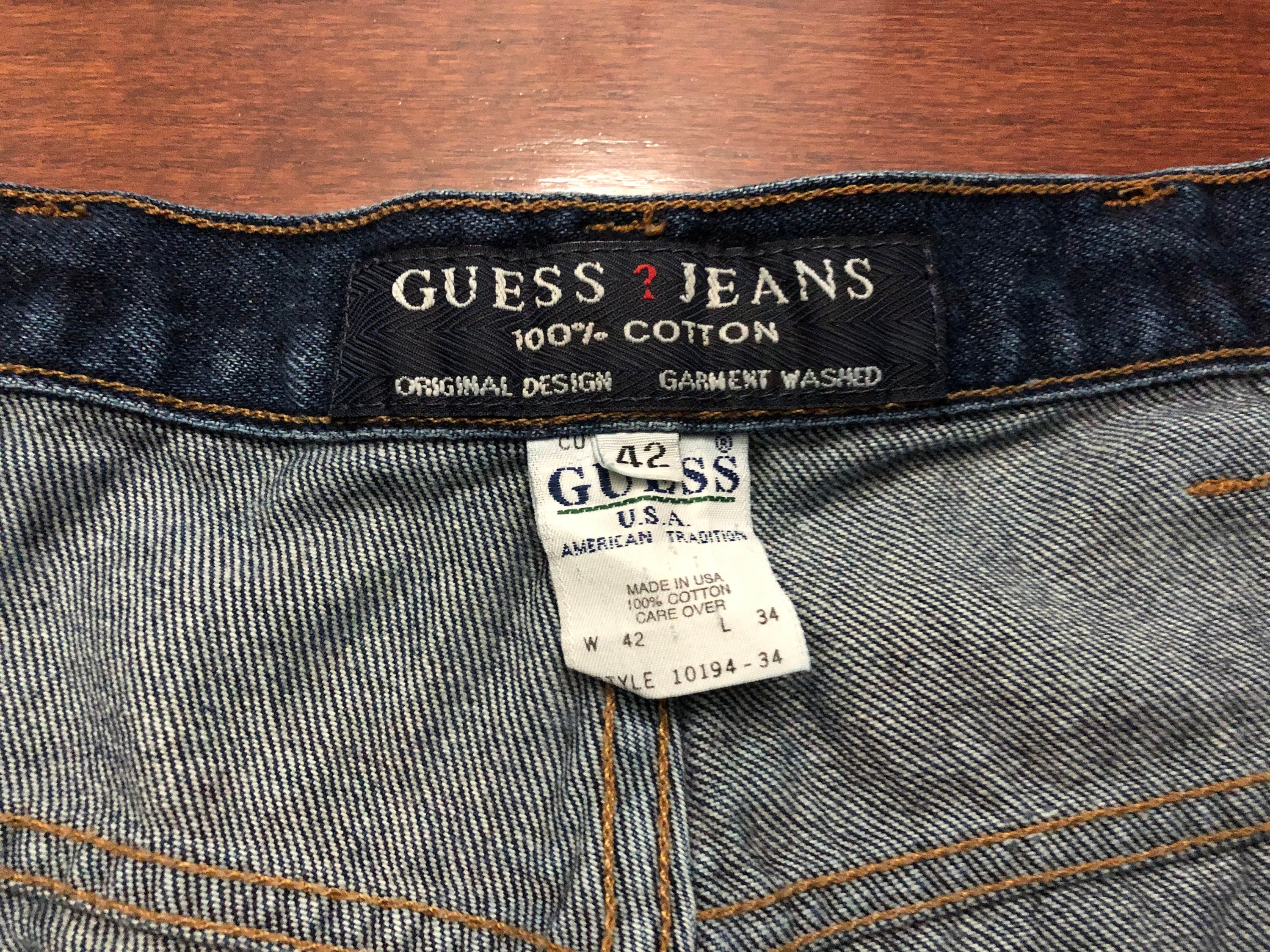 90s GUESS ジップアップ ジャケット ストライプ 短丈 VINTAGE $_12.JPG?set_id=880000500F
