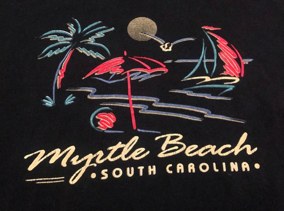 One Size 1992 Myrtle Beach South Carolina oversiz… - image 2