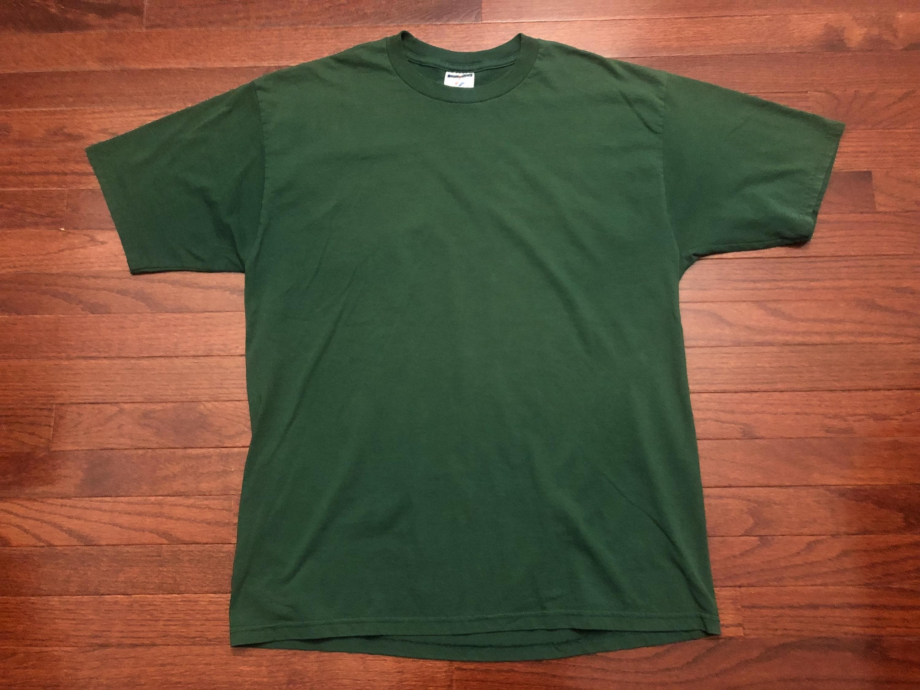 XL 90's Jerzees T Shirt Men's Green Vintage 1990's Blank