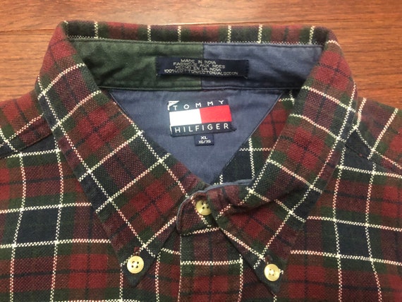 XL 90's Tommy Hilfiger Flannel Shirt 