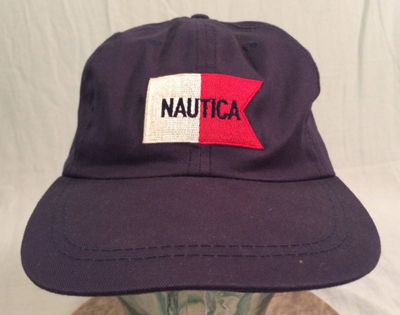 red nautica hat