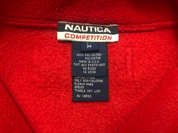 Medium 90's Nautica Competition 1/4 zip fleece sw… - image 8