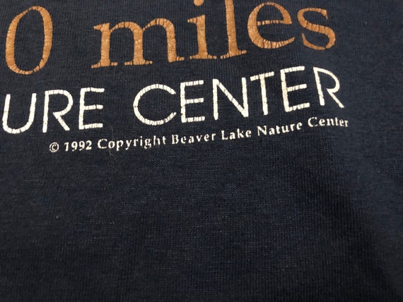 XL 1992 Beaver Lake Nature Center men's T shirt d… - image 3