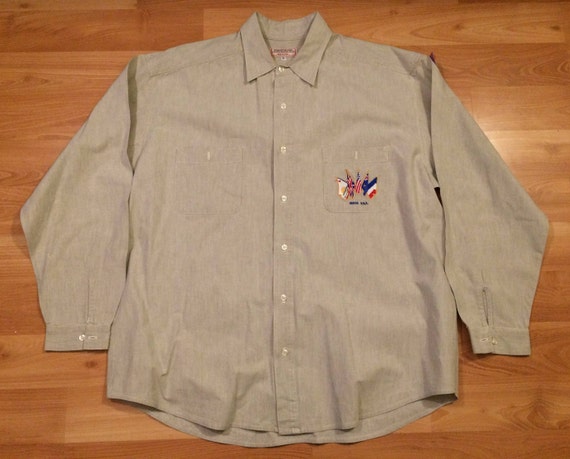 vintage guess button up
