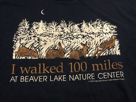 XL 1992 Beaver Lake Nature Center men's T shirt d… - image 2