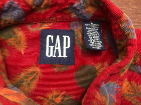 90'S GAP Old Gap Long Sleeve Button Down Denim Shirt Men's L Size Vintage /eaa493052
