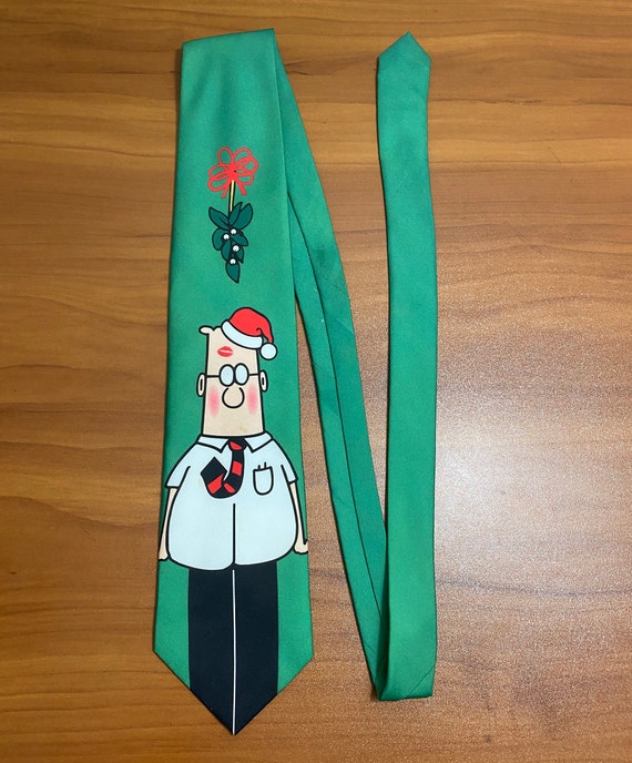 1997 Official Dilbert Softwear neck tie Under The 