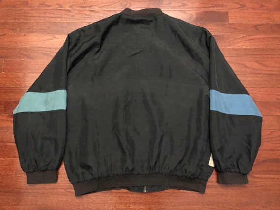Large 80's silk windbreaker jacket vintage 1980's… - image 2
