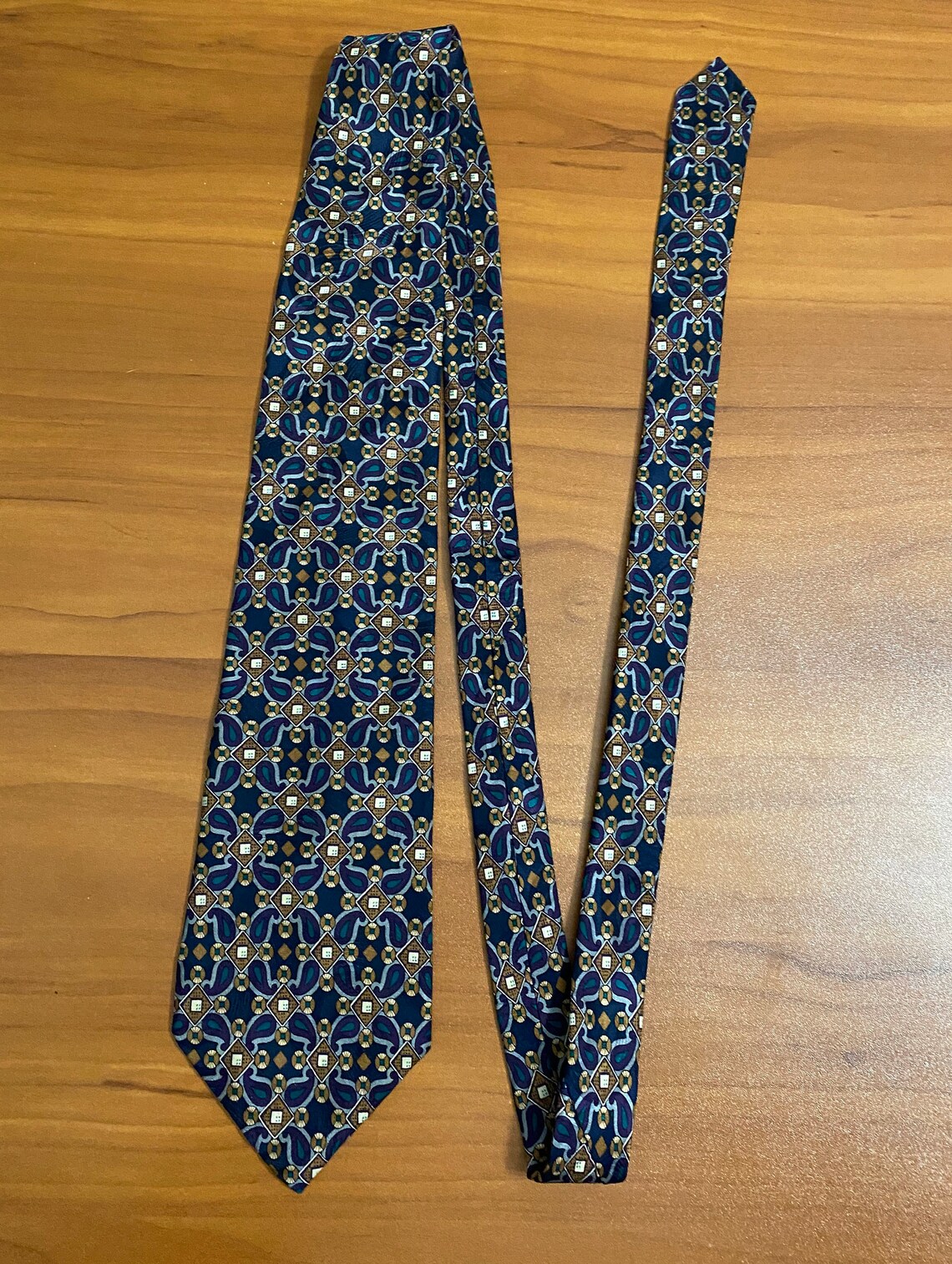 Christian Dior Monsieur necktie vintage neck tie dark blue | Etsy
