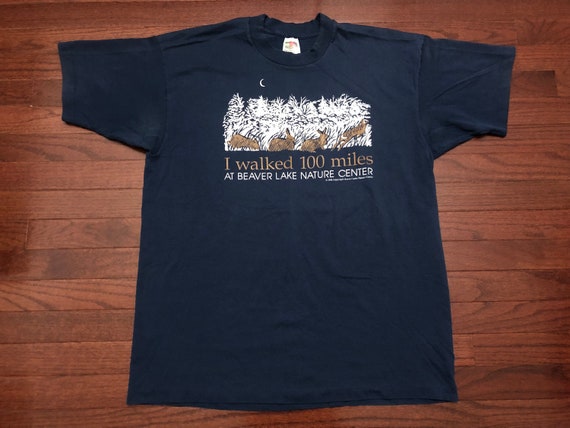 XL 1992 Beaver Lake Nature Center men's T shirt d… - image 1