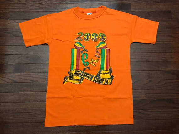 Vintage Men's T-Shirt - Orange - XL