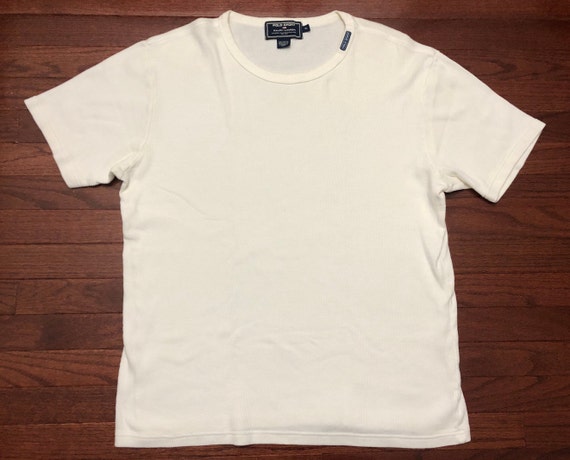 XL 90's Polo Sport Ralph Lauren ribbed T shirt me… - image 1