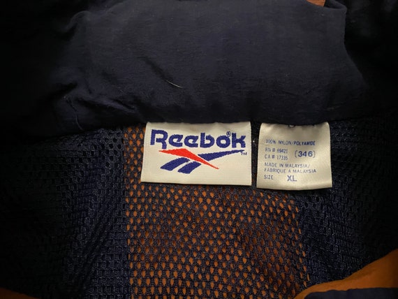 XL 90's Reebok parka raincoat track jacket men's … - image 8