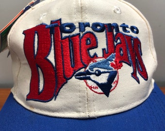 帽子 VINTAGE 90s MLB TORONTO BLUE JAYS CAP Vintage 90s Toronto Blue Jays MLB Embroidered Snapback Hat